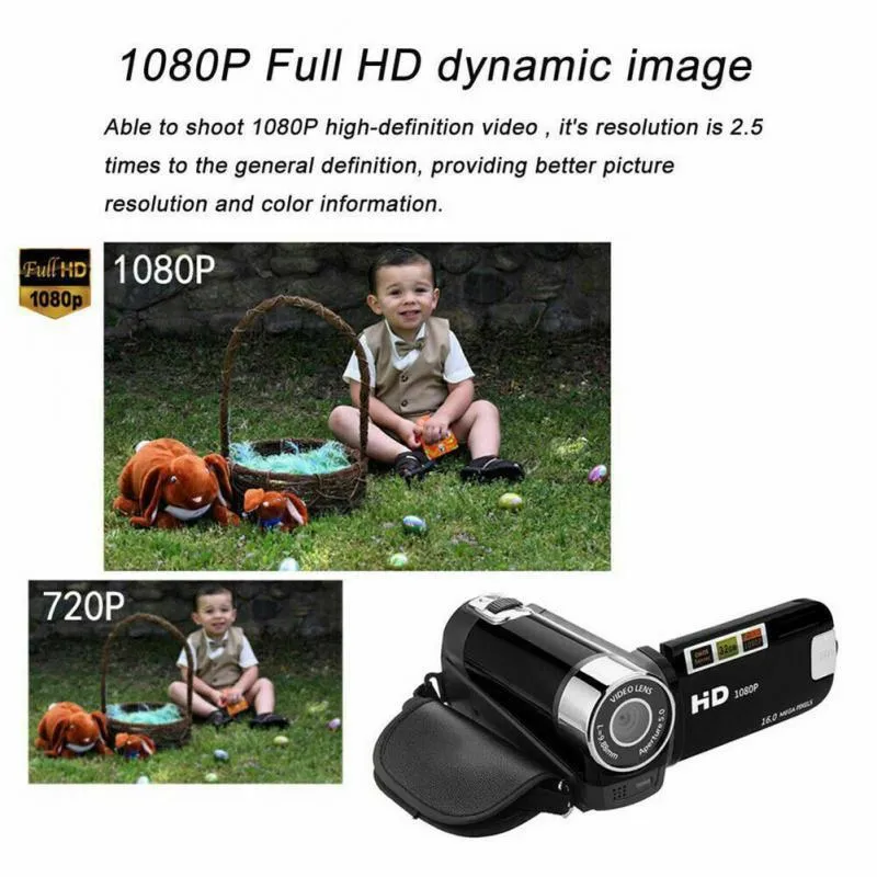 16MP HD Digital Camera with 16X Zoom for Home & Travel | Red