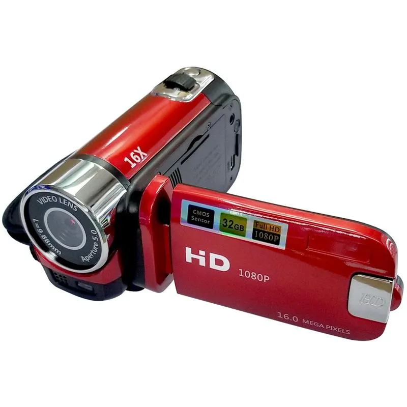 16MP HD Digital Camera with 16X Zoom for Home & Travel | Red