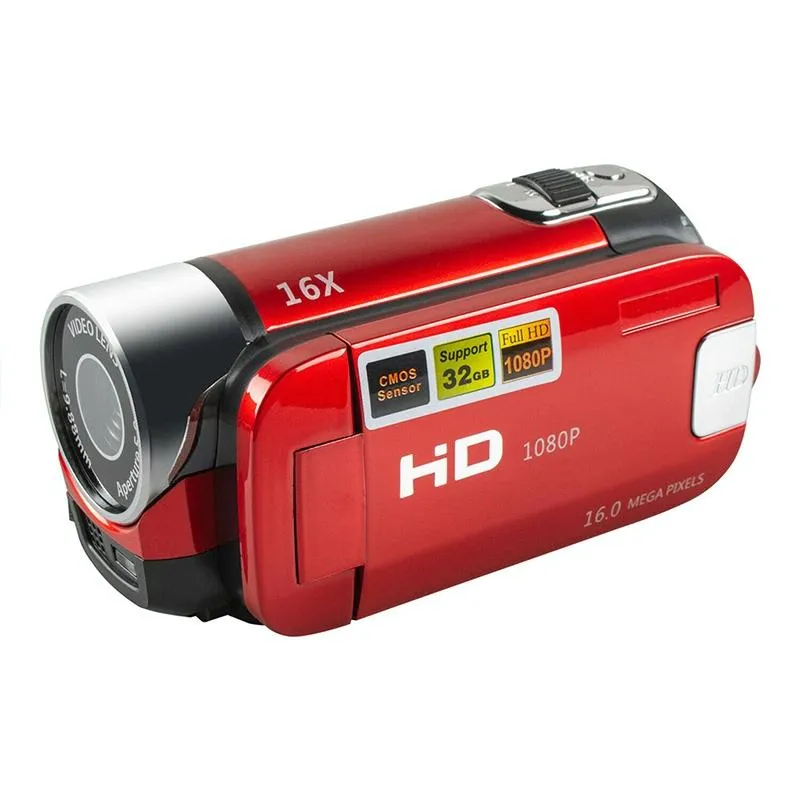 16MP HD Digital Camera with 16X Zoom for Home & Travel | Red