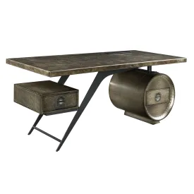 Brancaster - Writing Desk With USB Port - Bronze by Couch.com