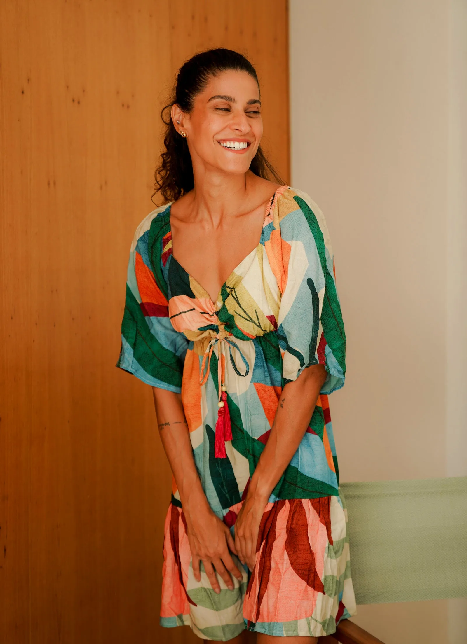 Coastal Mini Dress (Marygold)