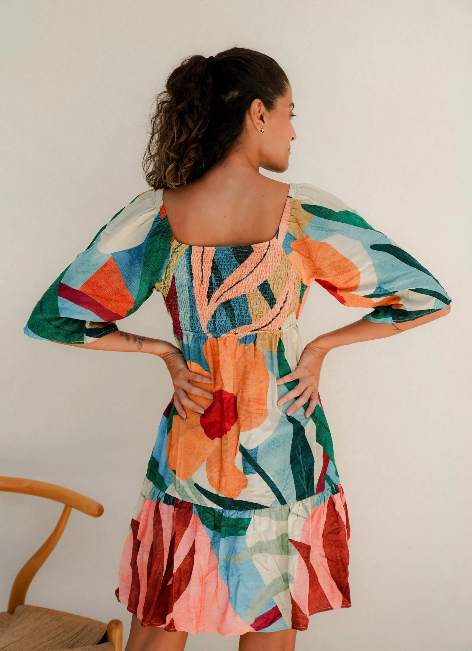 Coastal Mini Dress (Marygold)