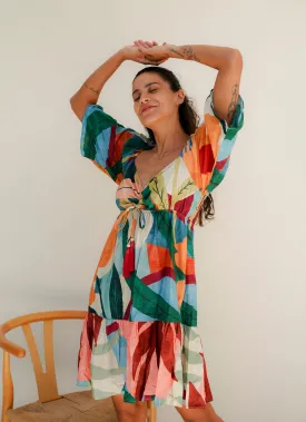 Coastal Mini Dress (Marygold)