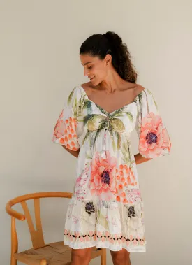 Coastal Mini Dress (Pineapple)