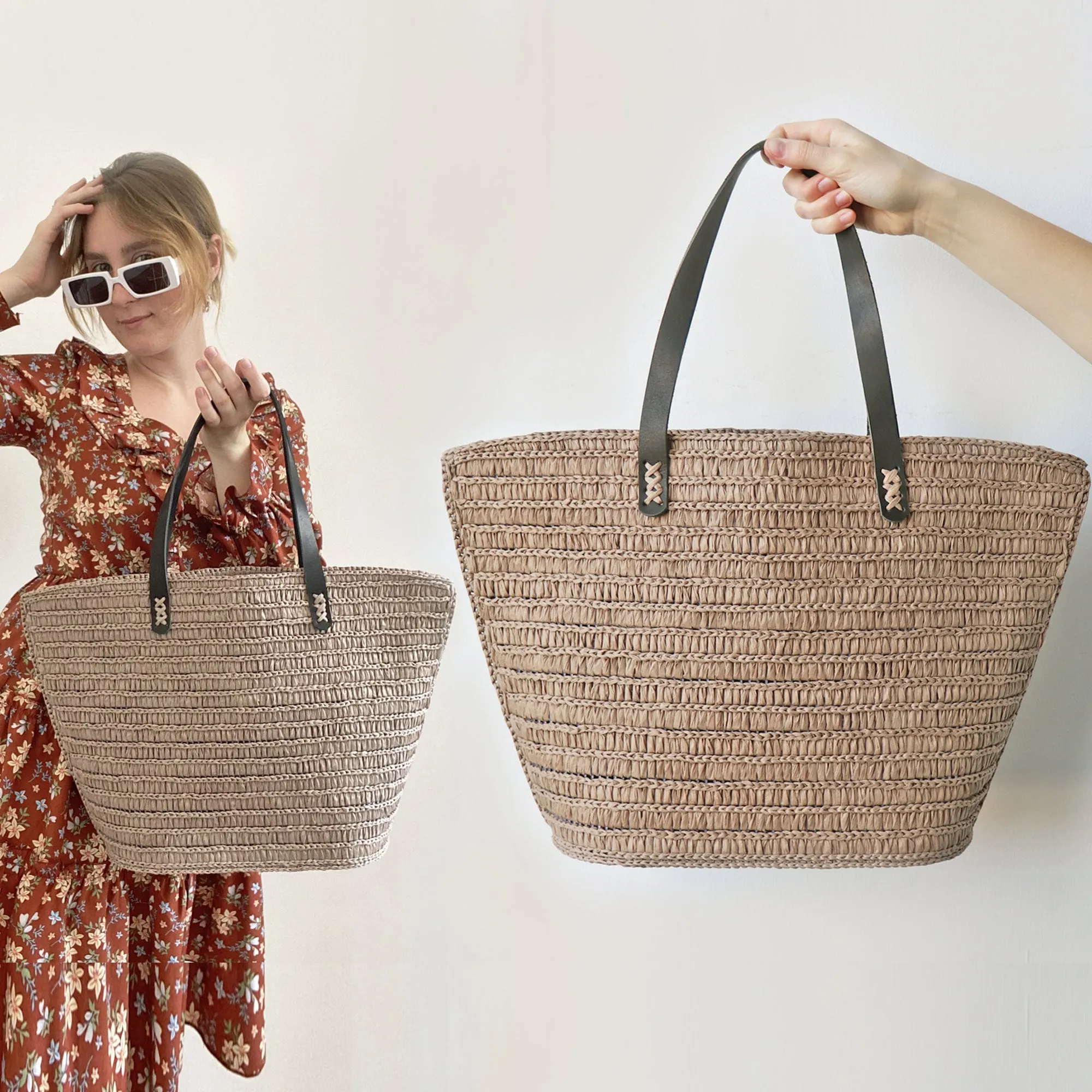 Crochet Bag pattern, US standard terms, Skill level beginner