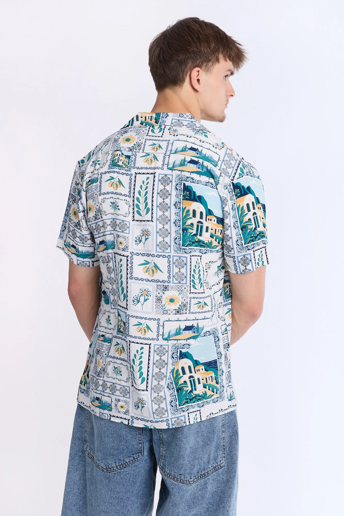 Destination Graphic Short Sleeve Resort Shirt