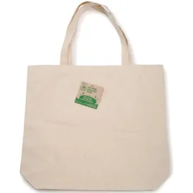 Eco Grocery Tote 100% Cotton 17.5 x 15.5 x 4 inches