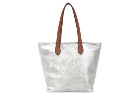 Emily Shopper Handbag Silver