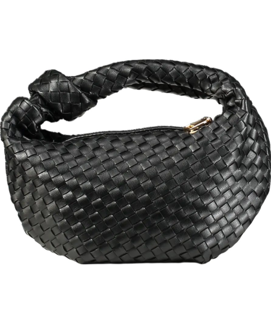 Meli Bianco Drew Small Woven Bag - Black