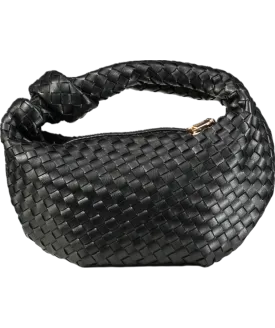Meli Bianco Drew Small Woven Bag - Black