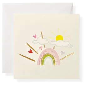Rainbow Enclosure Card by Karen Adams Designs