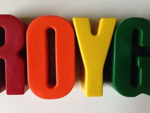 ROYGBIV Eco-Friendly Crayons