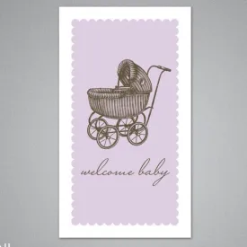 Welcome Baby Enclosure Card by Breathless Paper Co.